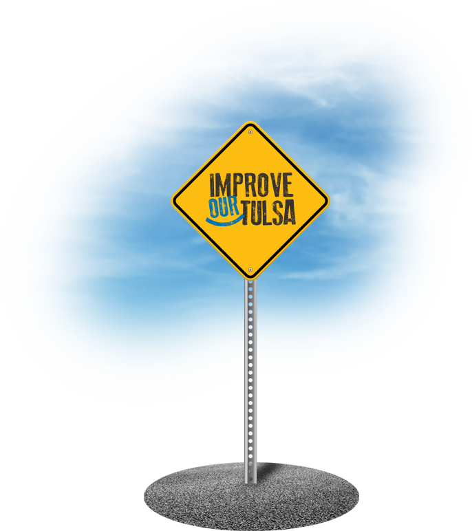 Improve Our Tulsa Street Sign Graphic